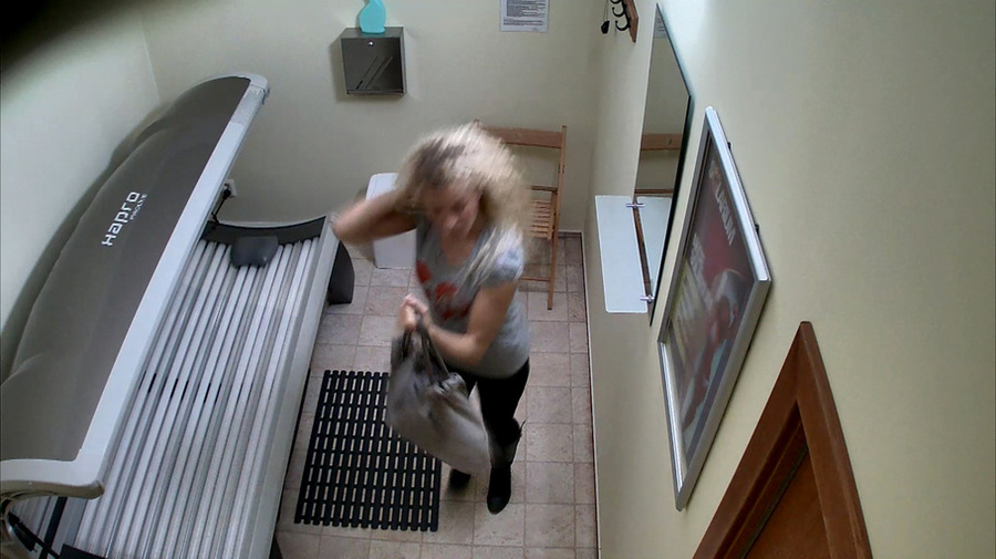 Curly-haired blonde touches her muff and loves white lingerie - XXXonXXX - Pic 8