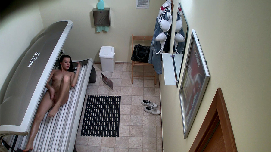 Brunette in white panties stimulates her shaved pussy - XXXonXXX - Pic 6