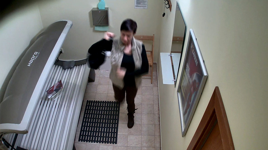 Tattooed woman with very short dark hairs is lying naked - XXXonXXX - Pic 8