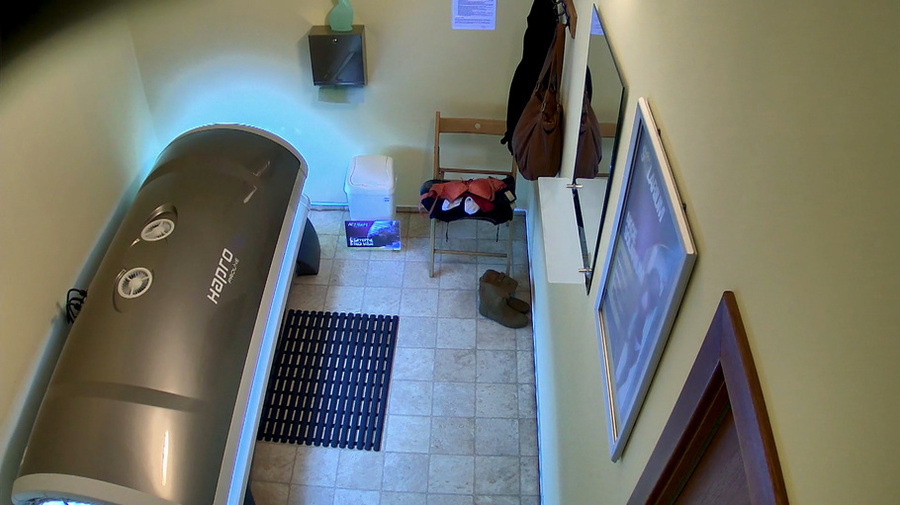 Tall blonde poses on hidden cam in sexy red lingerie - XXXonXXX - Pic 4