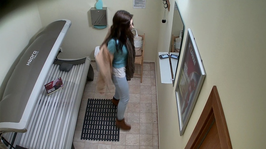 Tattooed brunette in black lingerie colorful outfit - XXXonXXX - Pic 1