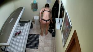 Ass of this brunette looks spicy in her see-through panties - Picture 2