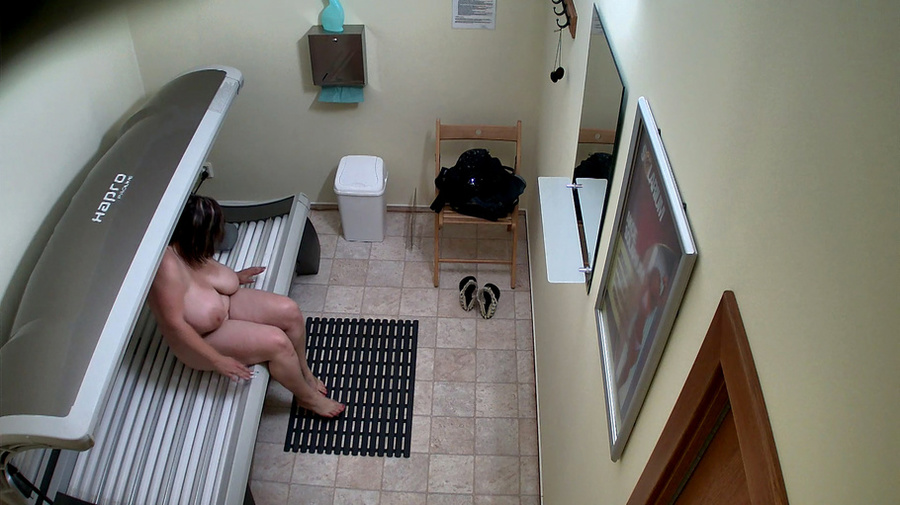 Very busty BBW brunette undressed black panties - XXXonXXX - Pic 3