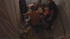 Skinny brunette gets fucked hard in underground by hungry dudes