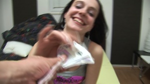 Teen sluts are getting fucked in tiny asshole and mouth for cash - Picture 1