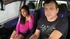 Skinny young girl in mini skirt with ideal body pounded by a mature driver