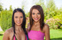 Two brunette girls tag team on fucking a hung dick.