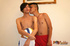 Asian dude in mohawk sucks the dick off another skinny Asian then lets