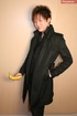 handsome japanese slowly peels
