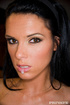 Alluring babe with smoking hot body wearing white blouse, black skirt,