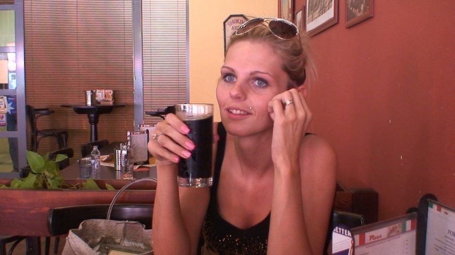 Elegant young blonde with long legs suck a  - XXX Dessert - Picture 6