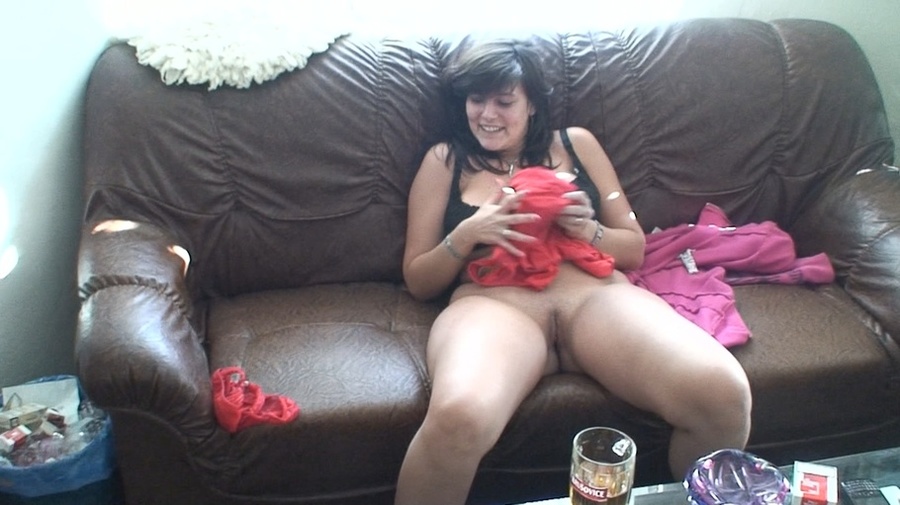 Smiling brunette is getting some juicy jizz - XXX Dessert - Picture 8