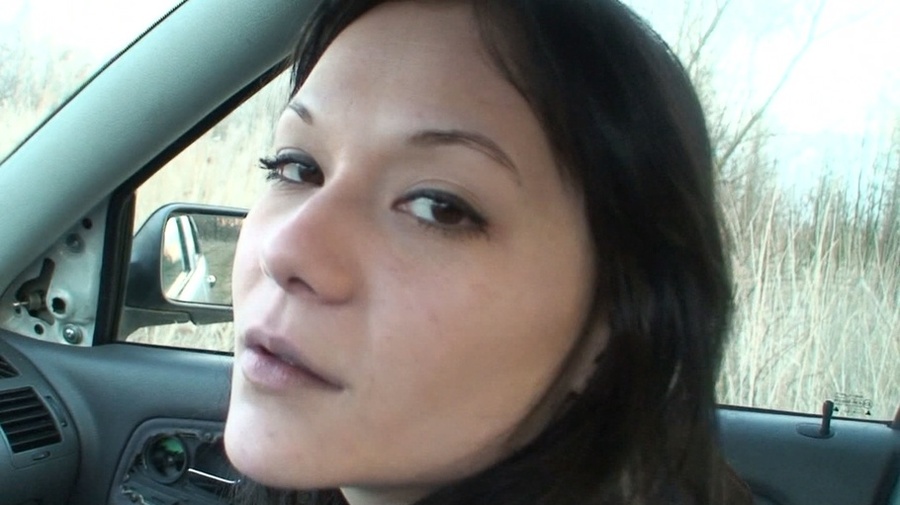 Passionate young brunette is swallowing a c - XXX Dessert - Picture 2