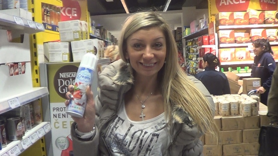 Lusty long-haired blonde impaled in her acc - XXX Dessert - Picture 1