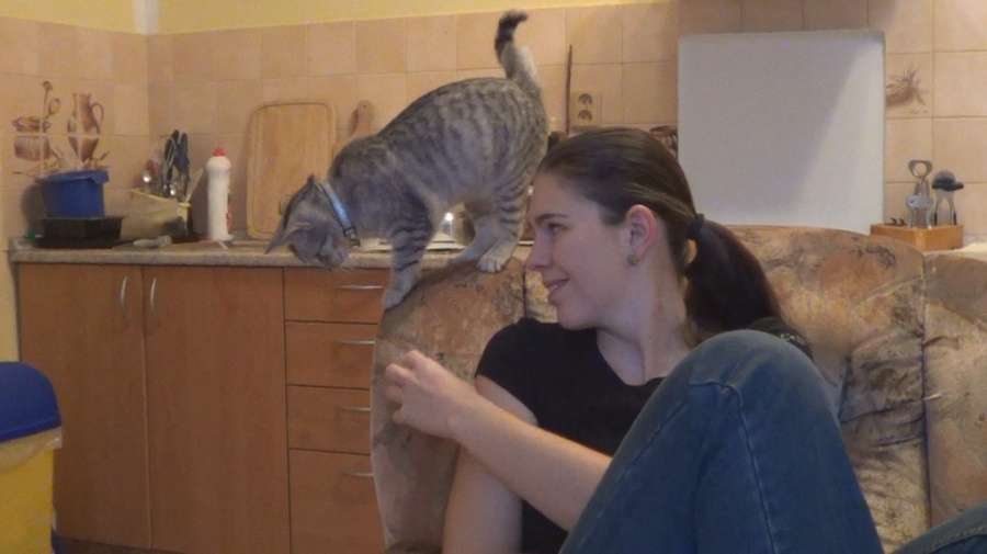 Shameless brunette flashes her tits outdoor - XXX Dessert - Picture 11