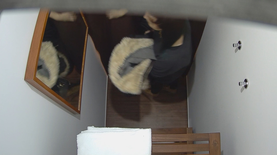 Elegant brunette undresses her black outfit - XXX Dessert - Picture 12