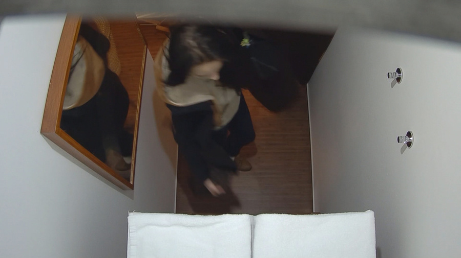 All-natural busty brunette goes nude in fro - XXX Dessert - Picture 1