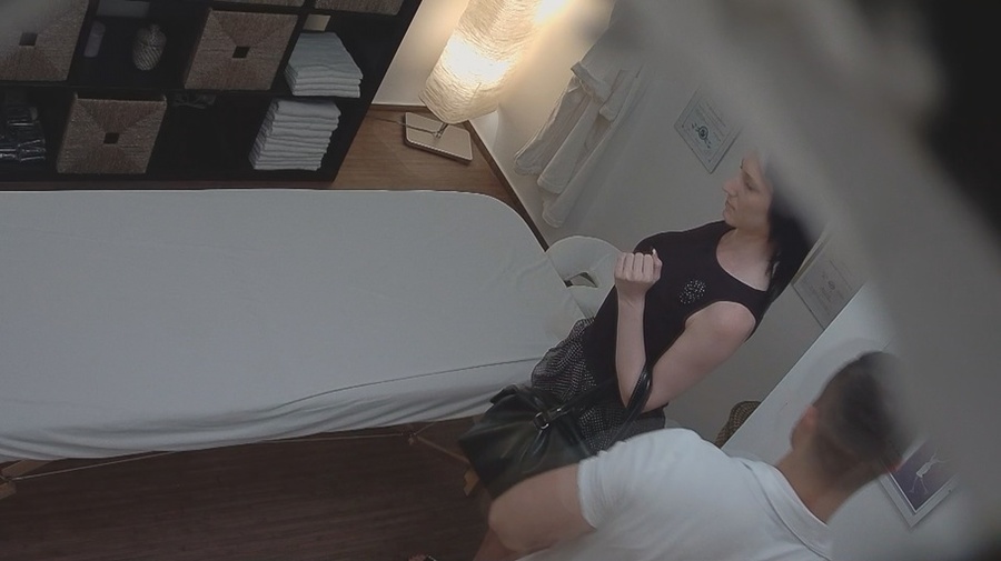 Young lady in black dress is jumping on a h - XXX Dessert - Picture 1