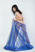 beauty spreads blue shawl