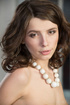 hot curly haired brunete
