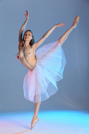 Beautiful long haired chick ballerina lo - Picture 4