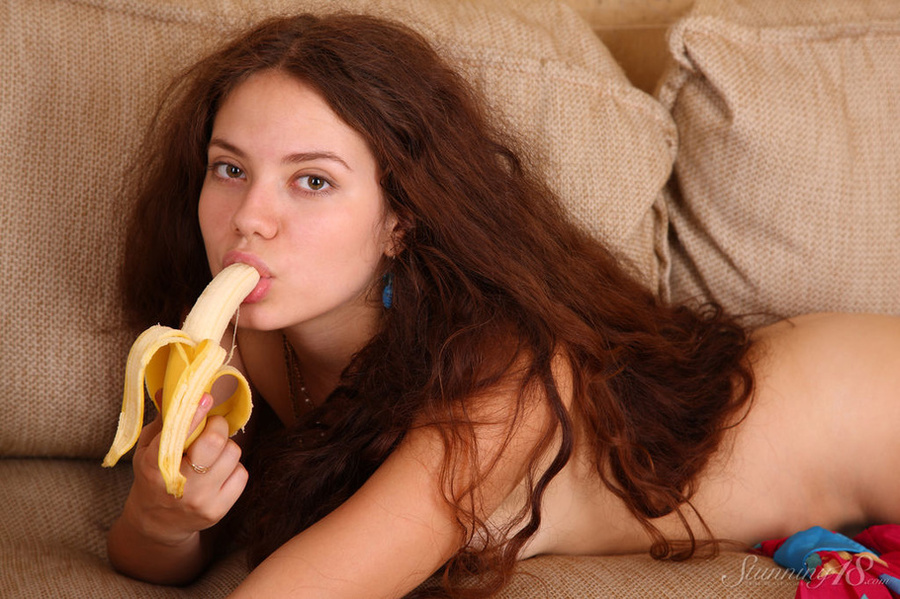 Sexy readhead with perky nipples swallows a - XXX Dessert - Picture 10