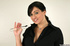 dark haired lady with