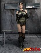 Busty sluts like to tease their curves through their armor and suits.