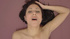 Slim brunette babe can't breathe orgasming heavily