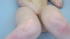 Long-haired brunette chick can't stop orgasming