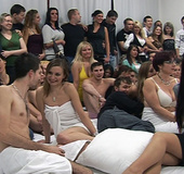 Awesome sloppy orgy with numerous participants and lots of fucking