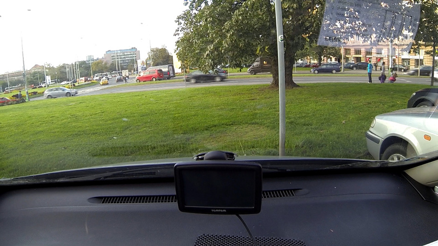 Fair-haired girl in beige coat and stocking - XXX Dessert - Picture 1