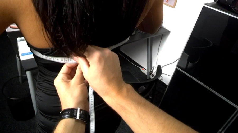 Busty brunette babe in black dress fucking  - XXX Dessert - Picture 4