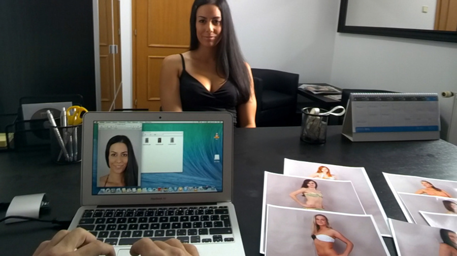 Busty brunette babe in black dress fucking  - XXX Dessert - Picture 13