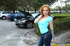 tattoed busty blonde blue
