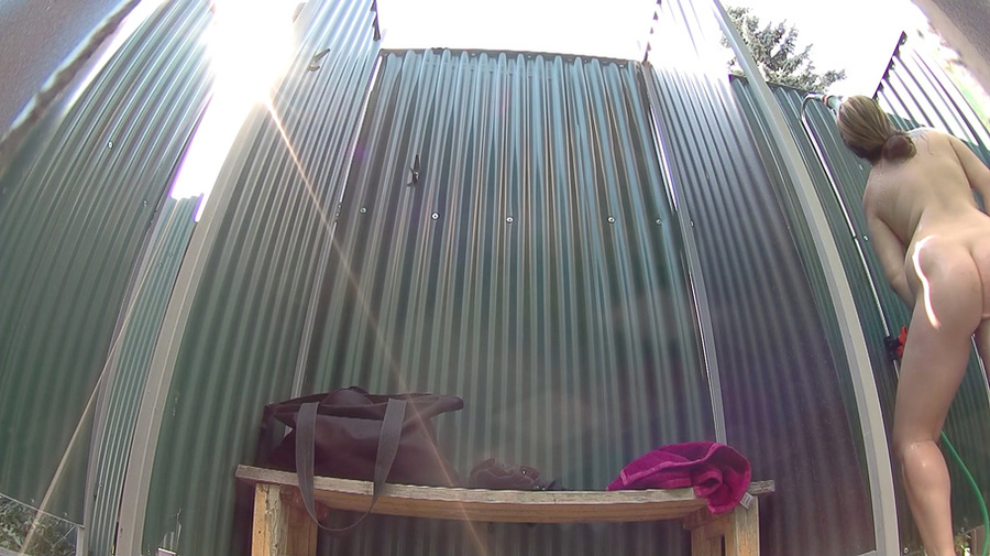 Plump bitch with tattoo and massive natural titties in changing cabin - XXXonXXX - Pic 5