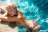 sparkling blonde with young