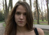 Ponytailed busty teen brunette paid for blowjob and brunette poked in