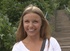 fair-haired babe white blouse