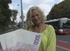 Blonde oldie gets cash for cocksucking and riding in the street