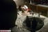 Gorgeous hotel maid with smoking hot body in white blouse, red skirt,