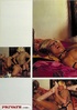 Blonde hottie with steaming hot body wearing multi colored tube blouse