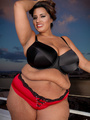 Gorgeous plus size chick strips off her - Picture 4