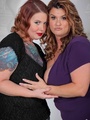 Fat brunette and a plus size redhead - Picture 1