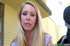 slutty blonde tastes her