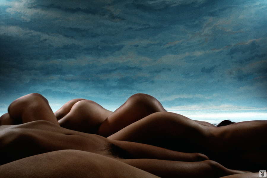 Erotic dark beauty smoking naked in bed showing her beautiful curves - XXXonXXX - Pic 2