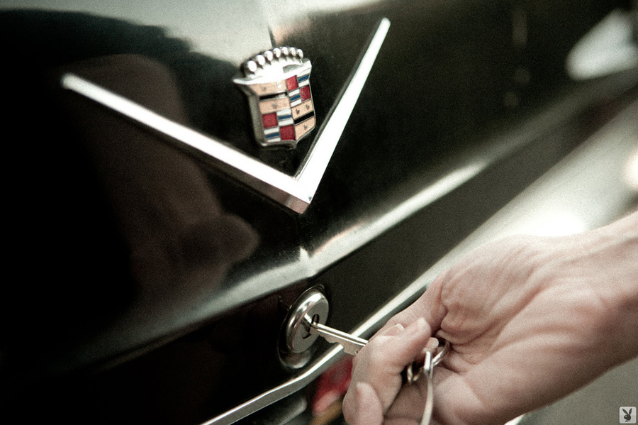 Ash-blonde, brown-eyed seductress with black classic car takes lovers on ride they'll never forget - XXXonXXX - Pic 2