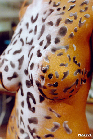 Lots of hot models getting their naked bodies painted in artistic ways - XXXonXXX - Pic 6