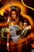 busty brown-eyed red-haired bartender