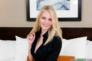 Blonde girl with beautiful blue eyes eng - XXX Dessert - Picture 1